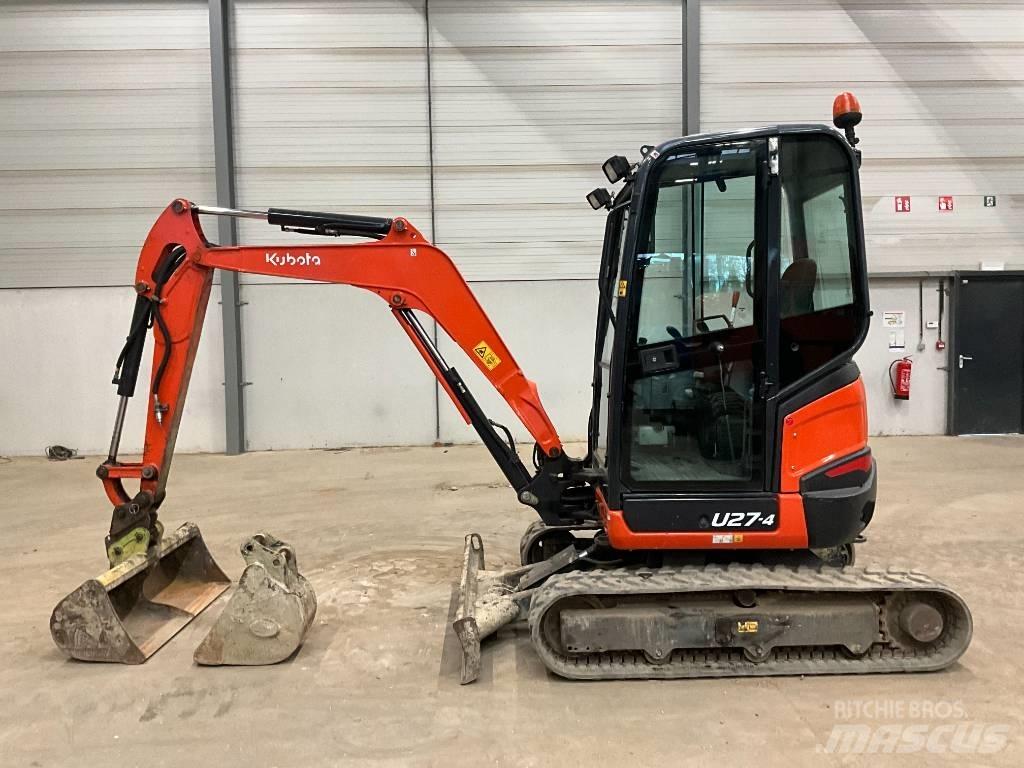 Kubota U 27-4 Mini rýpadlá < 7t