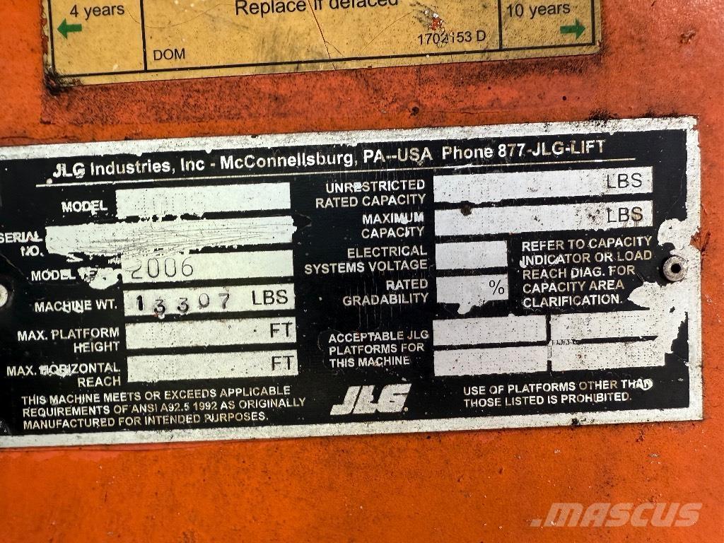 JLG 400 S Teleskopické plošiny