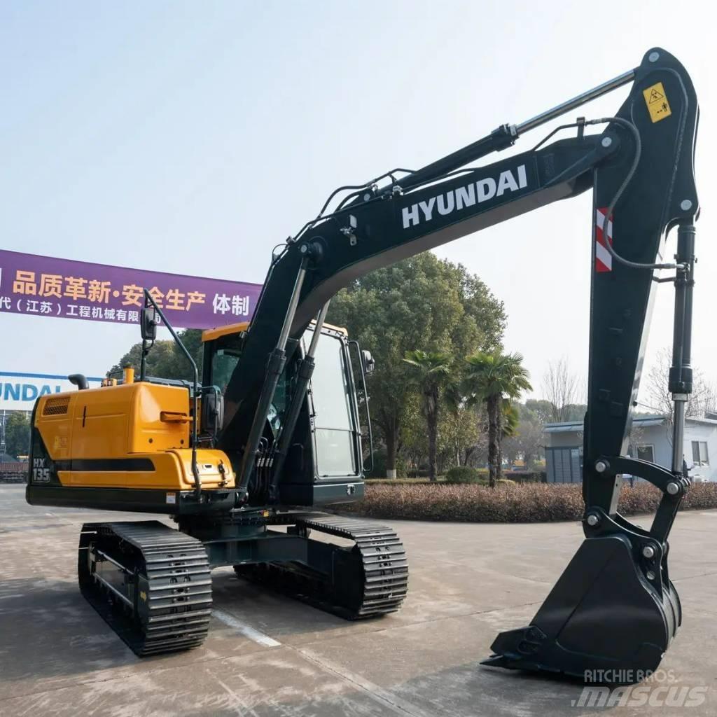Hyundai HX135 Pásové rýpadlá