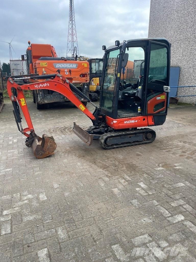 Kubota KX 016-4 Mini rýpadlá < 7t