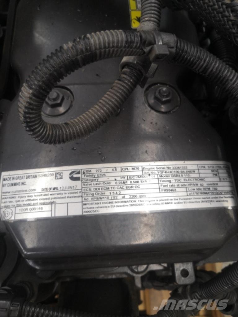 Cummins QSB4.5C-T4i Stavebníctvo - ostatné