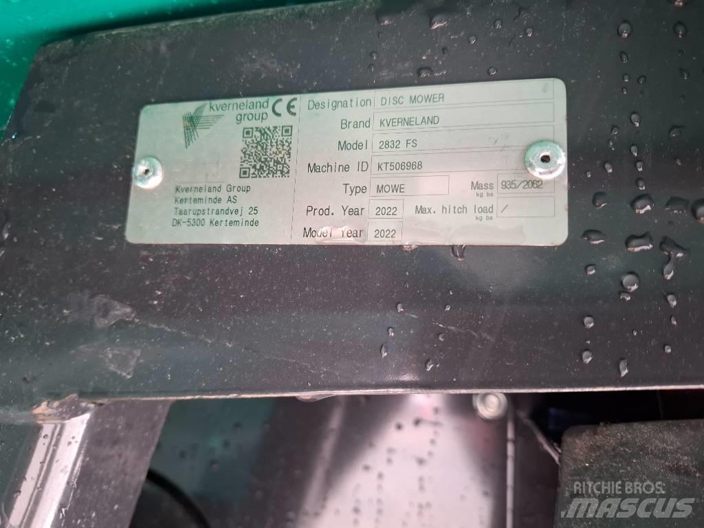 Kverneland 2832FS Žacie stroje