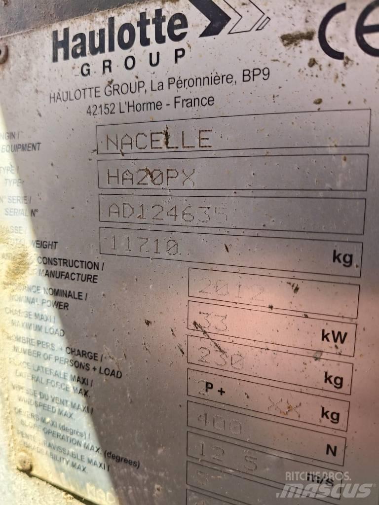 Haulotte HA 20 PX Kĺbové plošiny