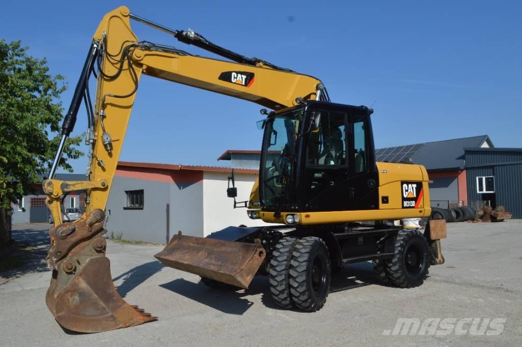 CAT M 313 D Kolesové rýpadlá
