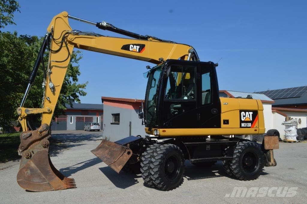 CAT M 313 D Kolesové rýpadlá