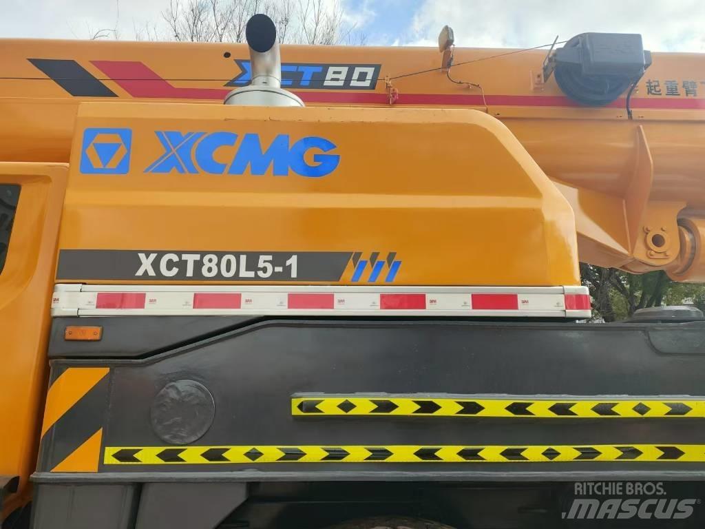 XCMG XCT80L5 Kladkostroje, navijaky a stavebné výťahy