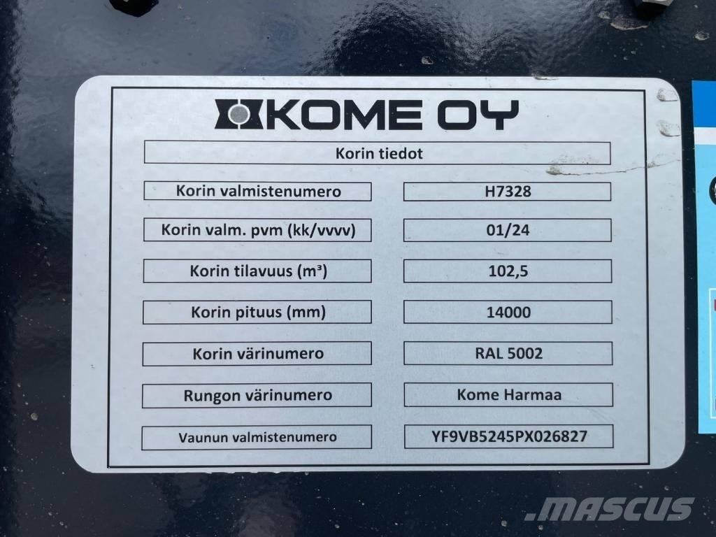 Kome BMPV-5i Prívesy na drevnú štiepku