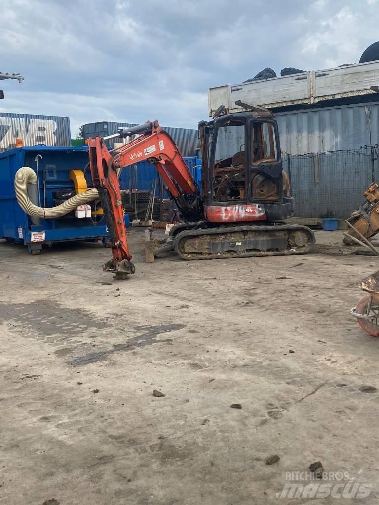 Kubota U 55-4 Výložníky a lyžice