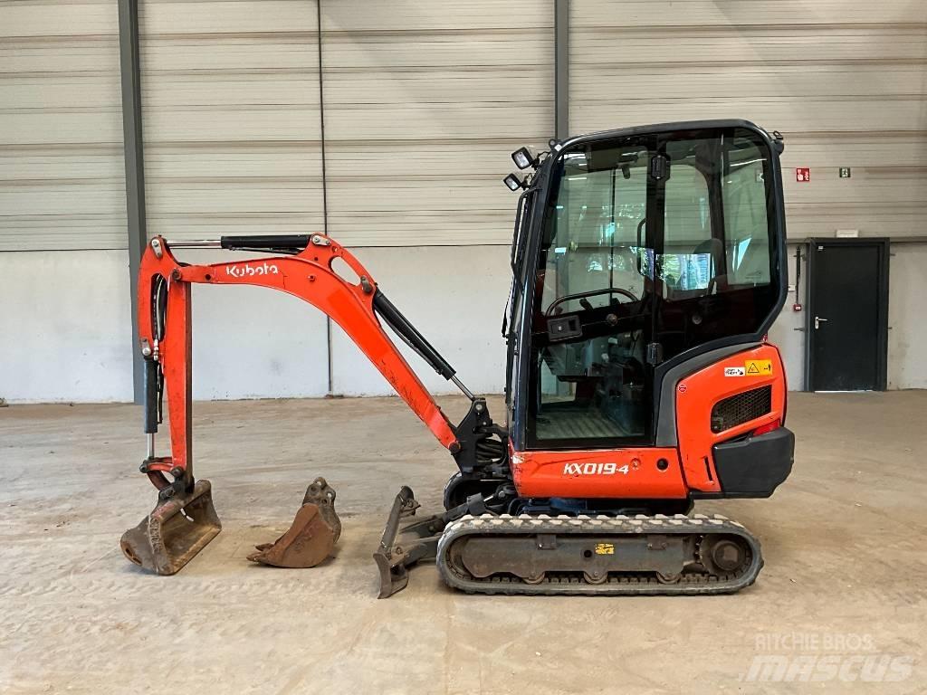 Kubota KX 019-4 Mini rýpadlá < 7t