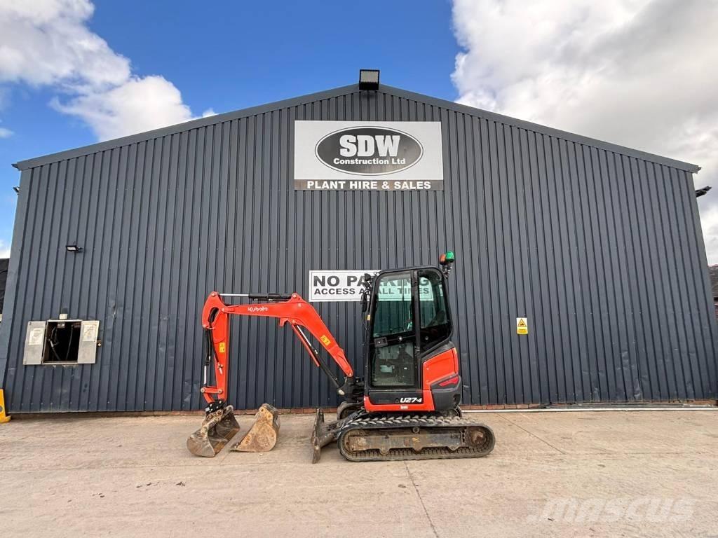 Kubota U 27 Mini rýpadlá < 7t