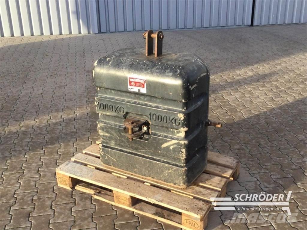  1000 KG Ďalšie príslušenstvo traktorov