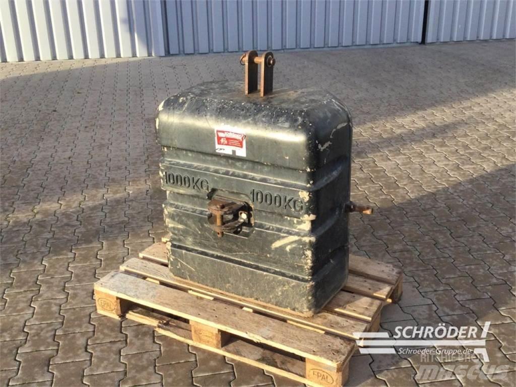  1000 KG Ďalšie príslušenstvo traktorov