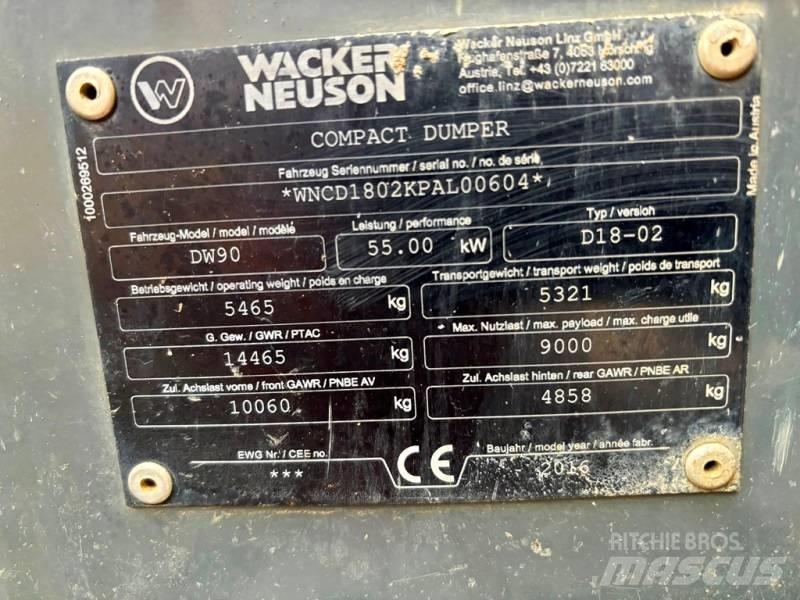 Wacker Neuson DW 90 Stavebné sklápače