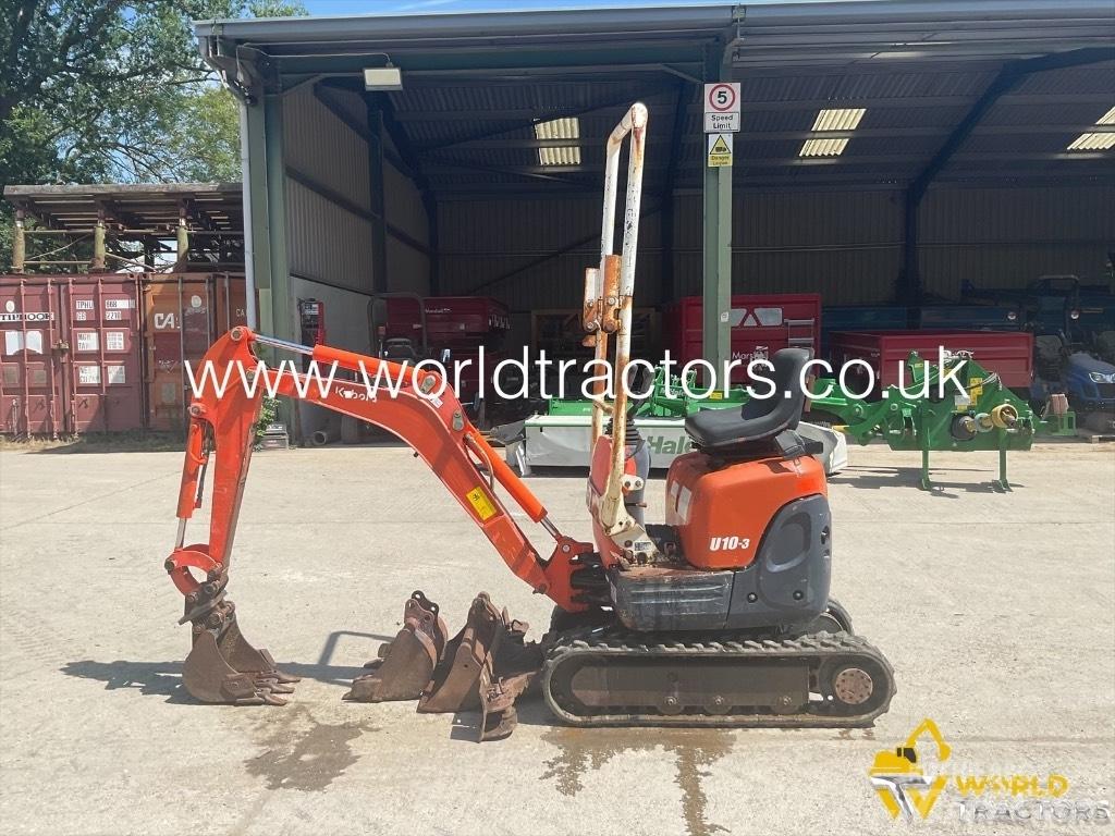 Kubota U 10-3 Mini rýpadlá < 7t
