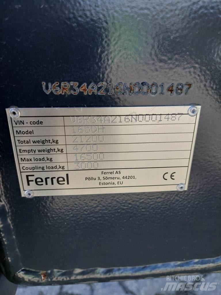 Ferrel 165 DH Vyklápacie prívesy