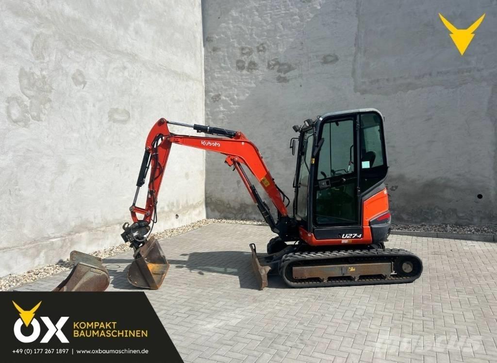 Kubota U 27-4 Mini rýpadlá < 7t