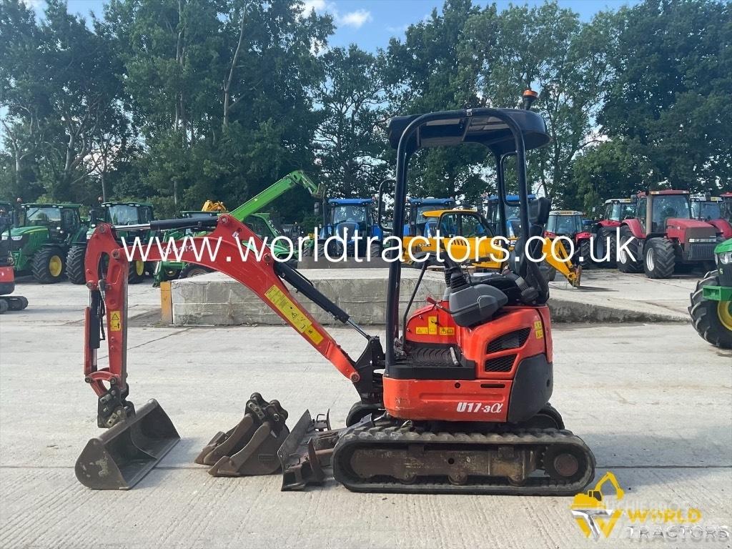 Kubota U 17-3 Mini rýpadlá < 7t