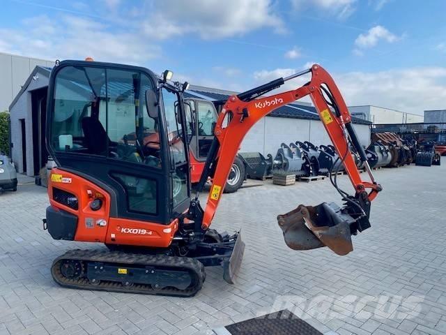 Kubota KX 019-4 Mini rýpadlá < 7t