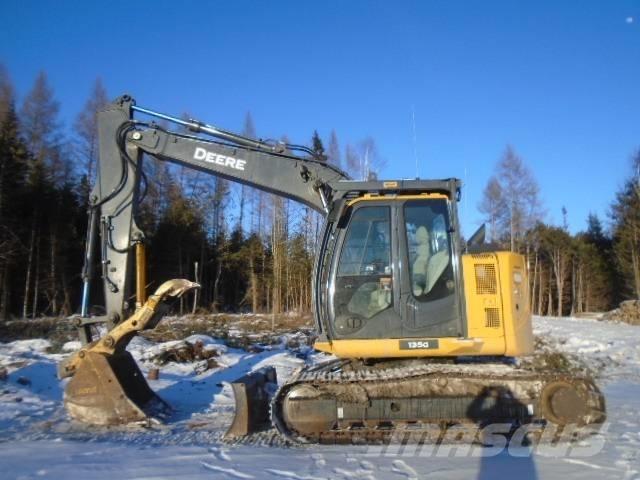 John Deere 135 G Pásové rýpadlá