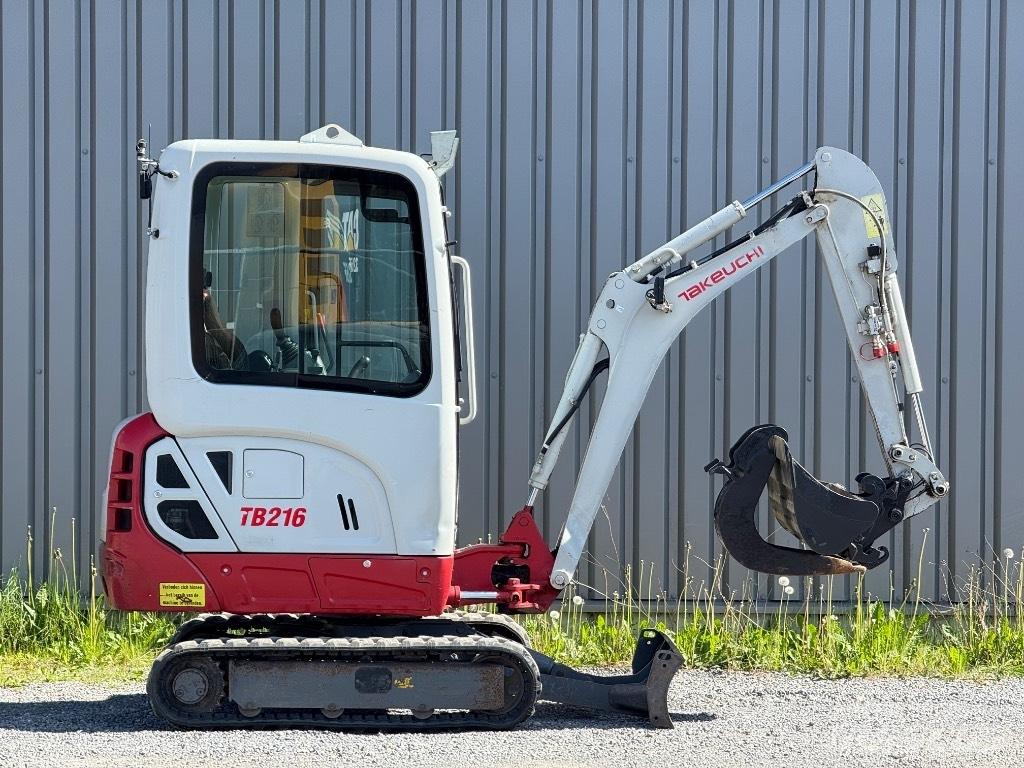 Takeuchi TB 216 Mini rýpadlá < 7t