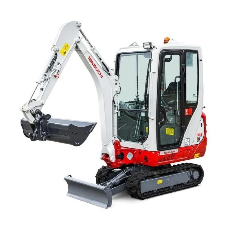 Takeuchi TB216 Mini rýpadlá < 7t