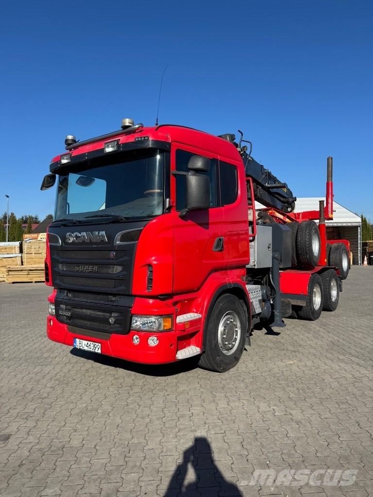 Scania R 560 Nákladné vozidlá na prepravu dreva