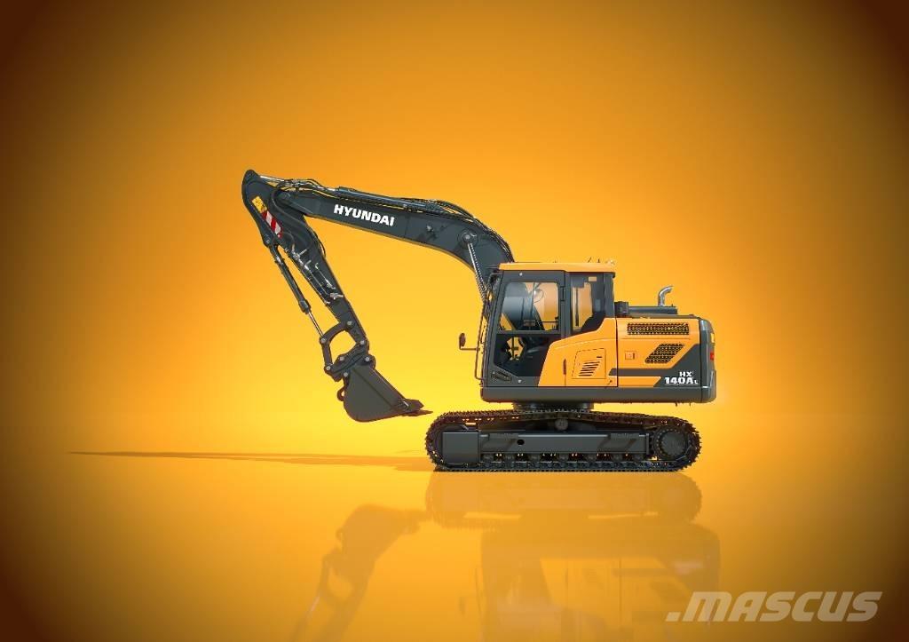 Hyundai HX 140 AL Pásové rýpadlá