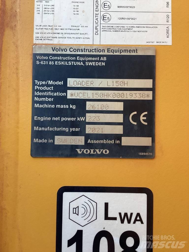 Volvo L 150 H Kolesové nakladače