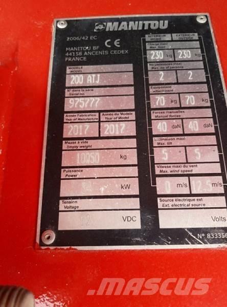 Manitou 200ATJ  RC Kĺbové plošiny