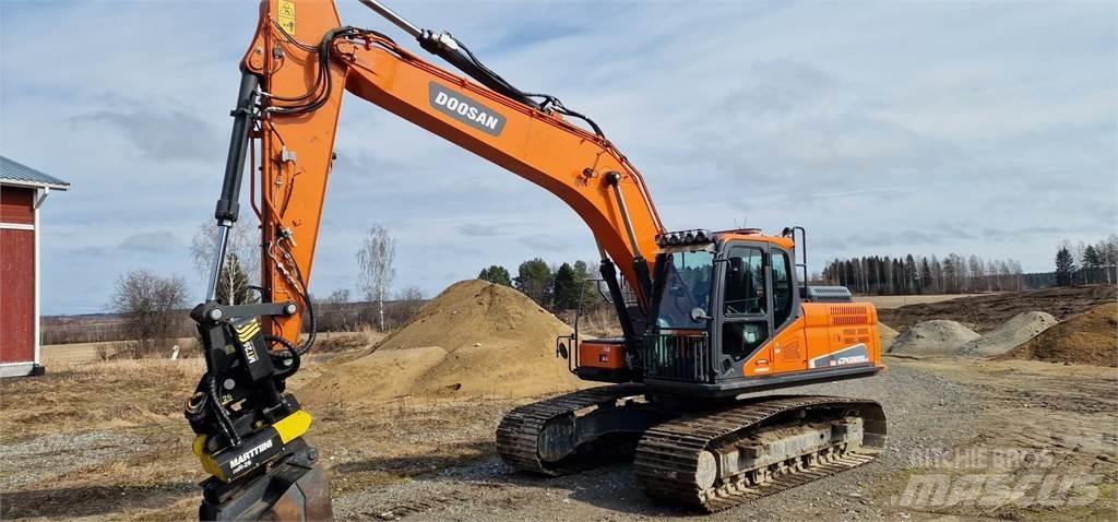 Doosan DX 225 LC-5 Pásové rýpadlá
