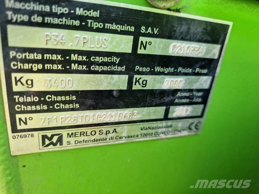Merlo P 34.7 Plus Teleskopické manipulátory