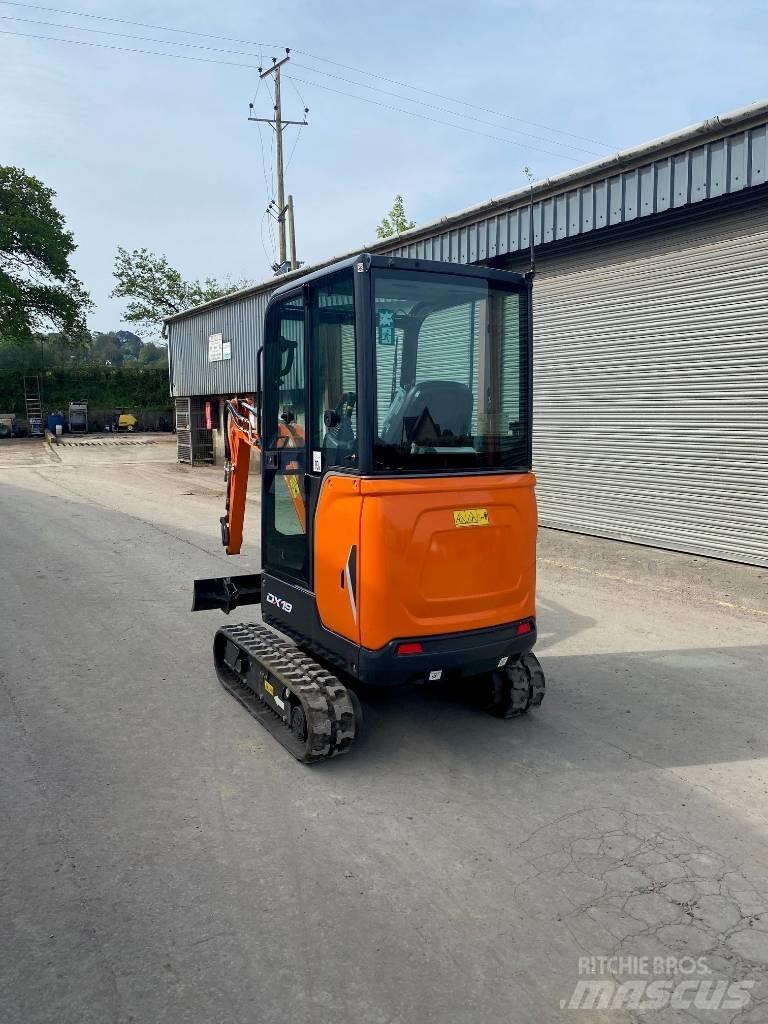 Doosan DX 19 Mini rýpadlá < 7t