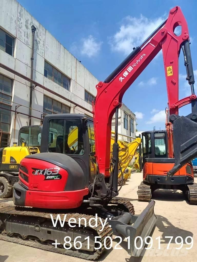 Kubota KX 163-5 Pásové rýpadlá