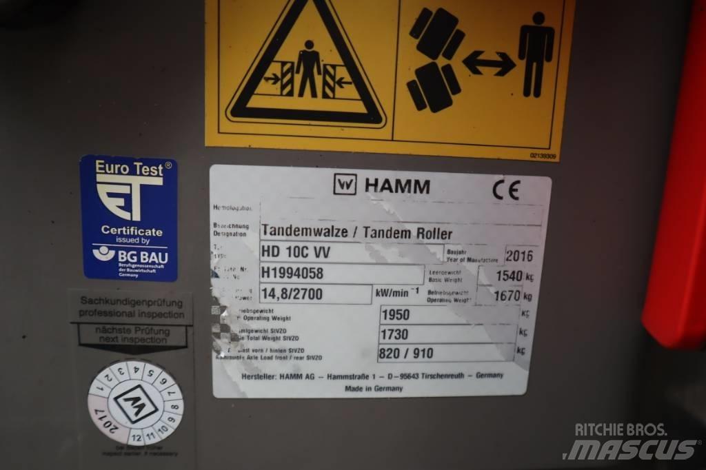 Hamm HD 10C VV Tandemové valce