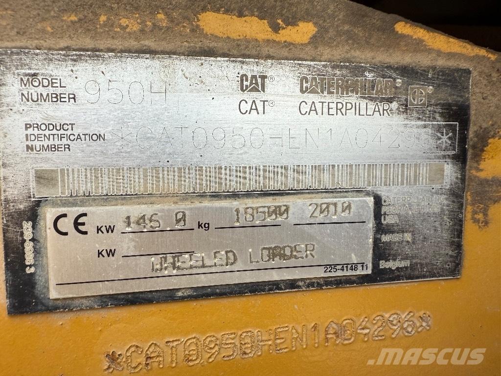 CAT 950 H Kolesové nakladače