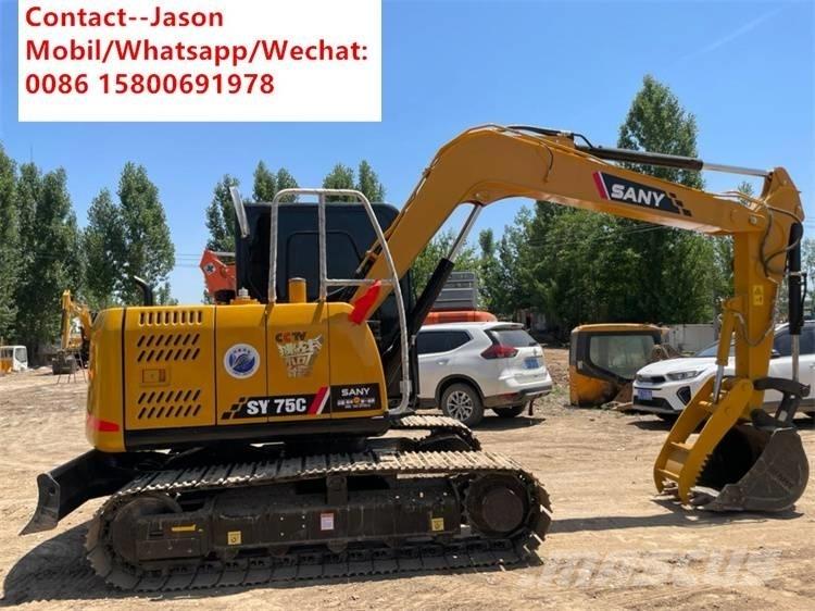 Sany SY 75 C Pásové rýpadlá