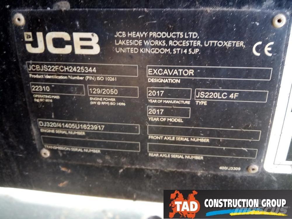 JCB JS 220 LC Pásové rýpadlá