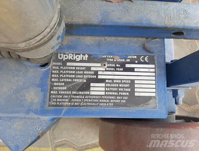 UpRight UL40AC Ďalšie zdvíhacie zariadenia a plošiny