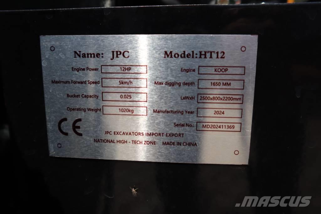 JPC HT12 Mini rýpadlá < 7t