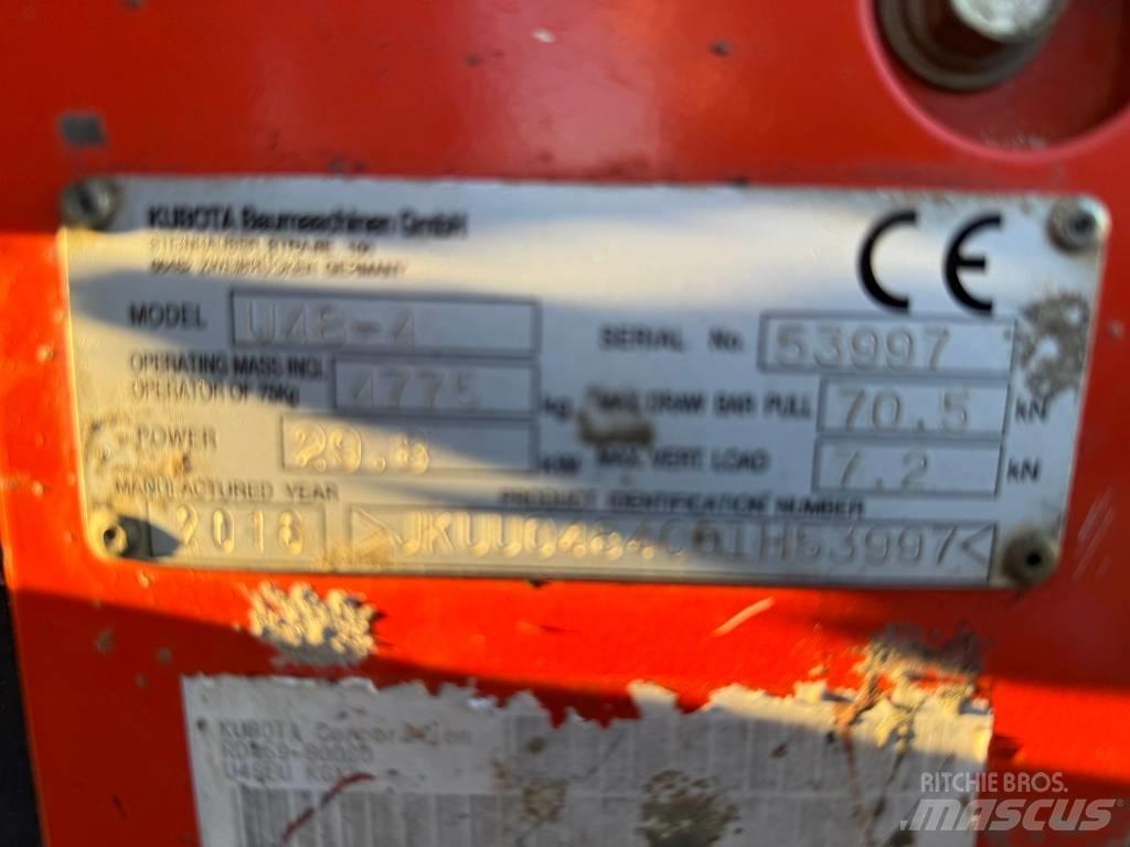 Kubota U 48-4 Mini rýpadlá < 7t