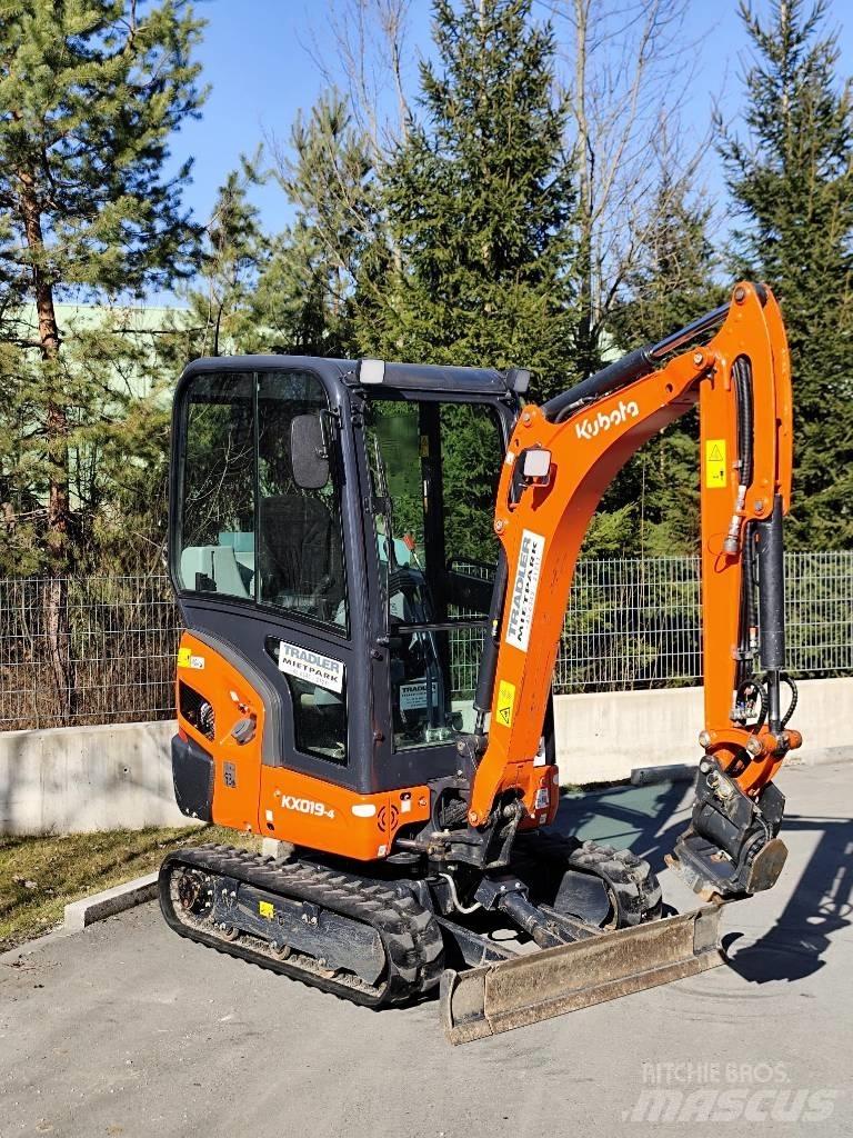Kubota KX 019-4 Mini rýpadlá < 7t