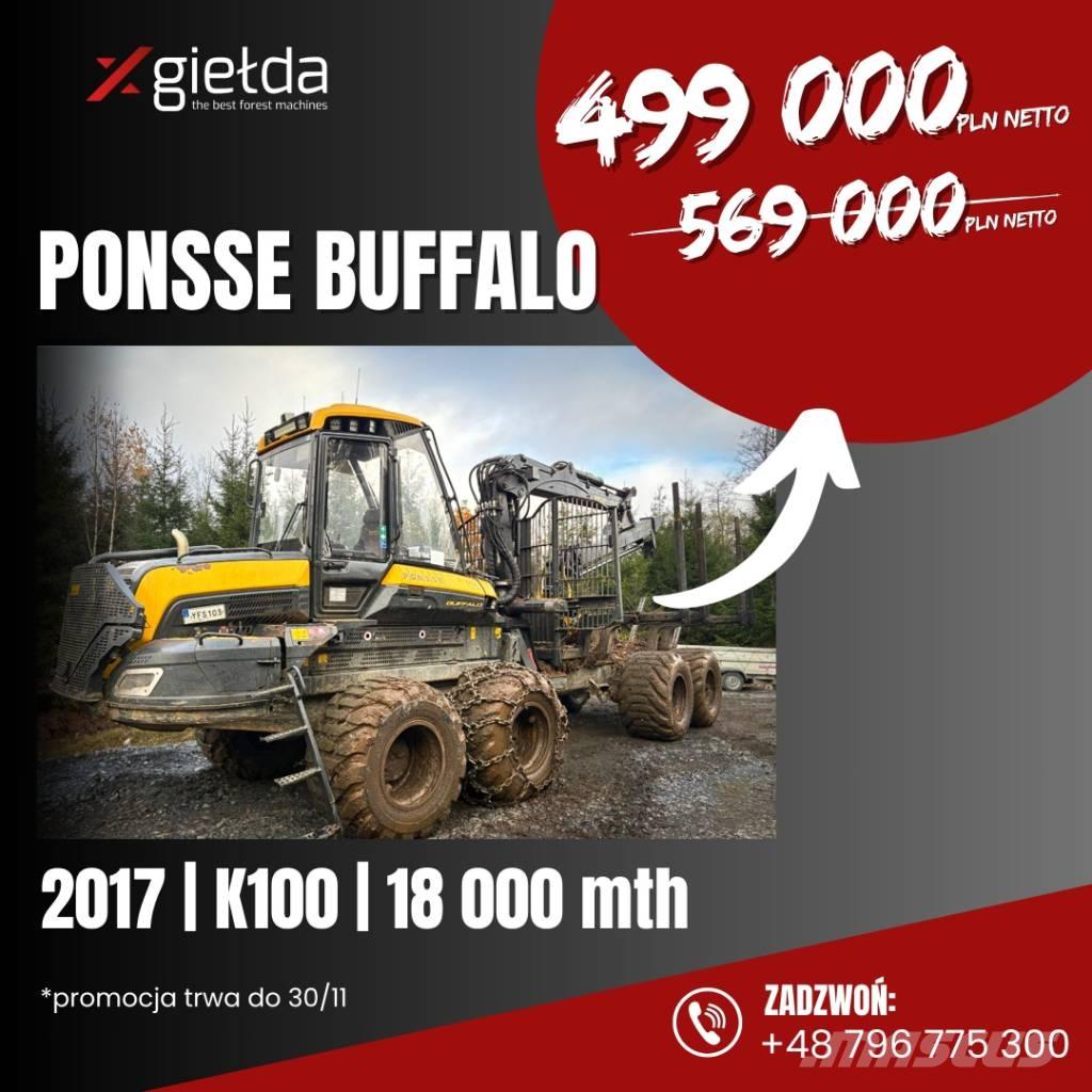 Ponsse Buffalo Lesné traktory