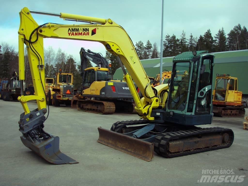 Yanmar Vio 75 Midi rýpadlá 7 t - 12 t