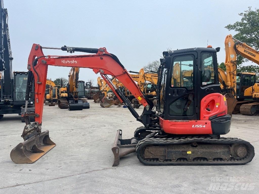 Kubota U 55-4 Mini rýpadlá < 7t
