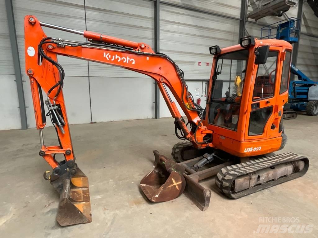 Kubota U 35-3 A 3 Mini rýpadlá < 7t