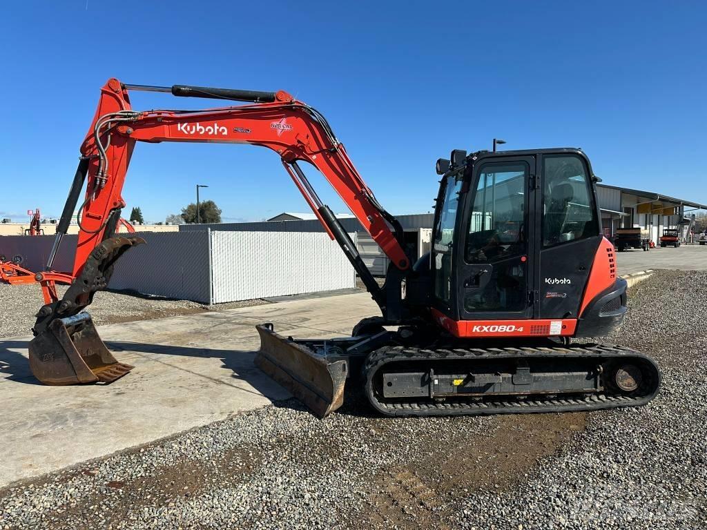 Kubota KX 080-4 Mini rýpadlá < 7t