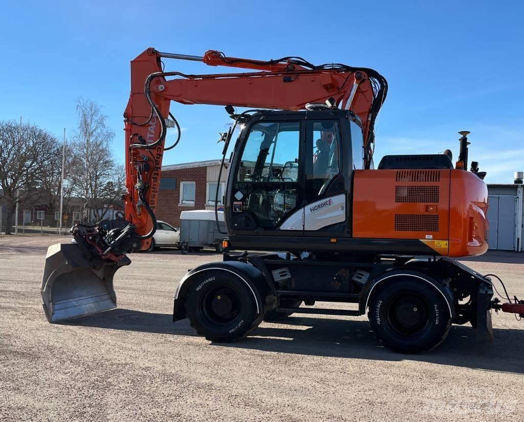 Hitachi ZX 140 W-5 Kolesové rýpadlá