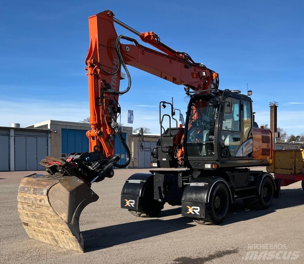 Hitachi ZX 140 W-5 Kolesové rýpadlá
