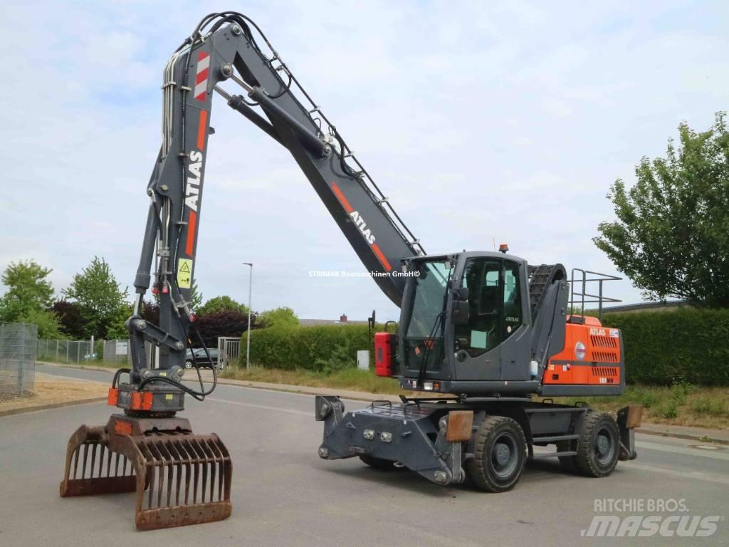 Atlas 180 MH Kolesové rýpadlá