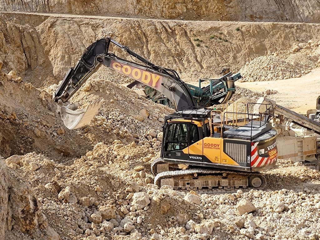 Volvo EC 250 EL Pásové rýpadlá